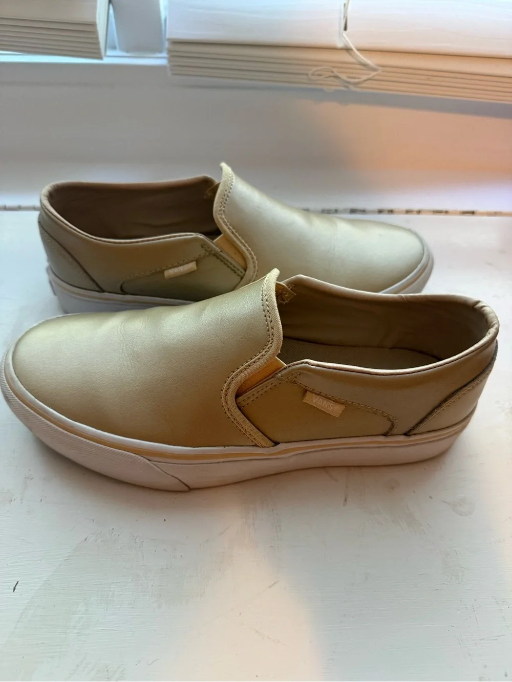 Vans slip loafers